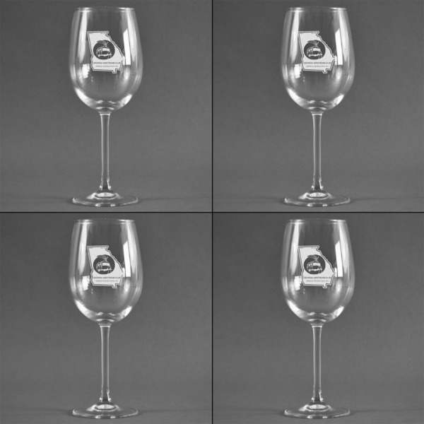 Georgia Airstream Club Set of Four Personalized Wineglasses - Approval