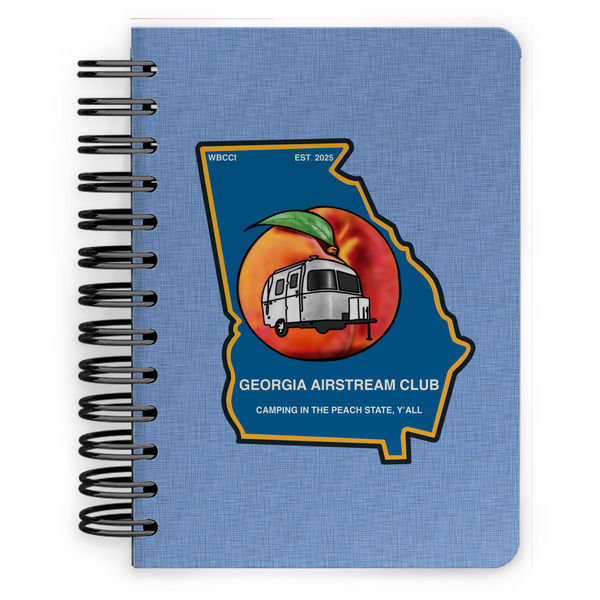 Custom Georgia Airstream Club Spiral Notebook - 5" x 7"
