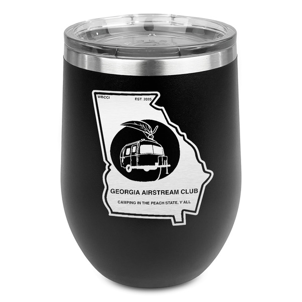Custom Georgia Airstream Club Stemless Stainless Steel Wine Tumbler