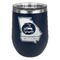 Georgia Airstream Club Stemless Stainless Steel Wine Tumbler - Navy - Double-Sided