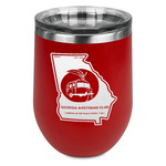 Georgia Airstream Club Stemless Stainless Steel Wine Tumbler - Red - Single-Sided