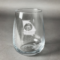 Georgia Airstream Club Stemless Wine Glass - Laser Engraved