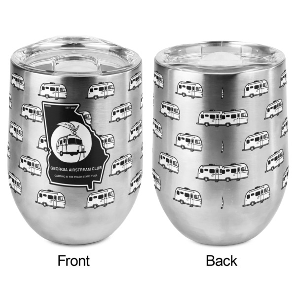 Georgia Airstream Club Stemless Wine Tumbler - Full Print - Approval