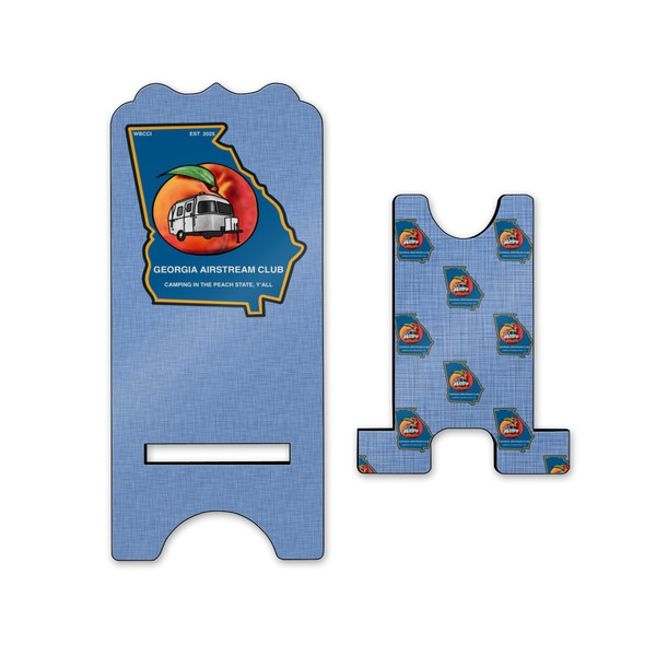 Georgia Airstream Club Stylized Phone Stand - Front & Back - Small