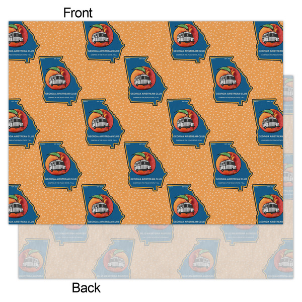 Georgia Airstream Club Tissue Paper - Heavyweight - Large - Front & Back