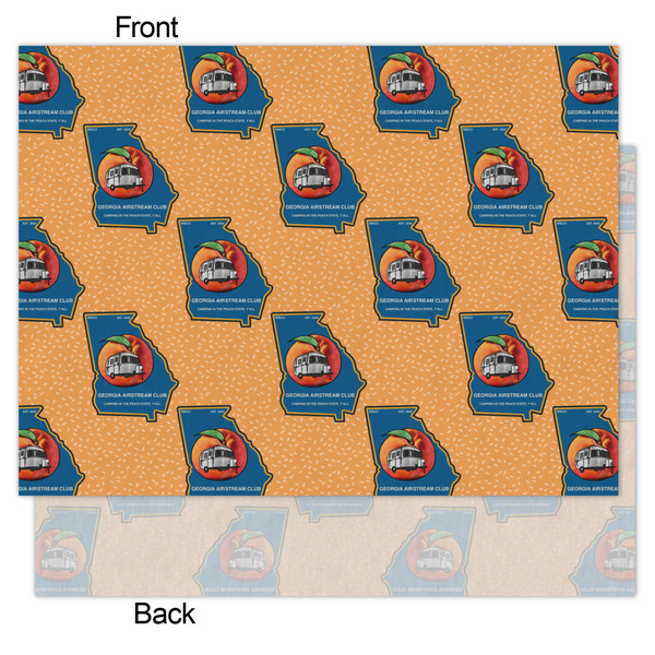 Georgia Airstream Club Tissue Paper - Heavyweight - Medium - Front & Back