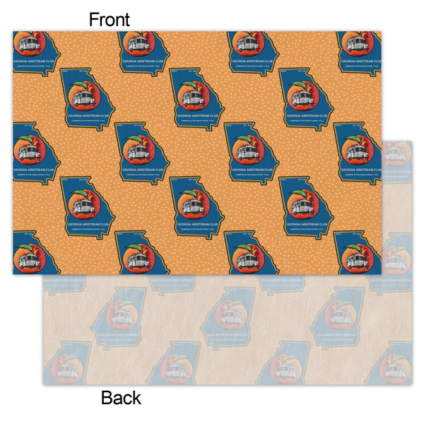 Georgia Airstream Club Tissue Paper - Heavyweight - Small - Front & Back