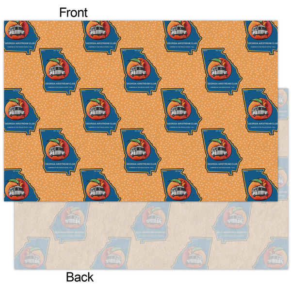 Georgia Airstream Club Tissue Paper - Heavyweight - XL - Front & Back