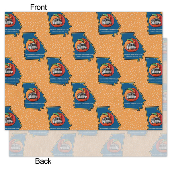 Georgia Airstream Club Tissue Paper - Lightweight - Medium - Front & Back