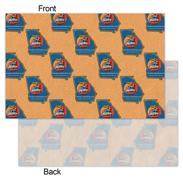 Georgia Airstream Club Tissue Paper - Lightweight - Small - Front & Back