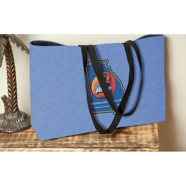 Georgia Airstream Club Tote w/Black Handles - Lifestyle View