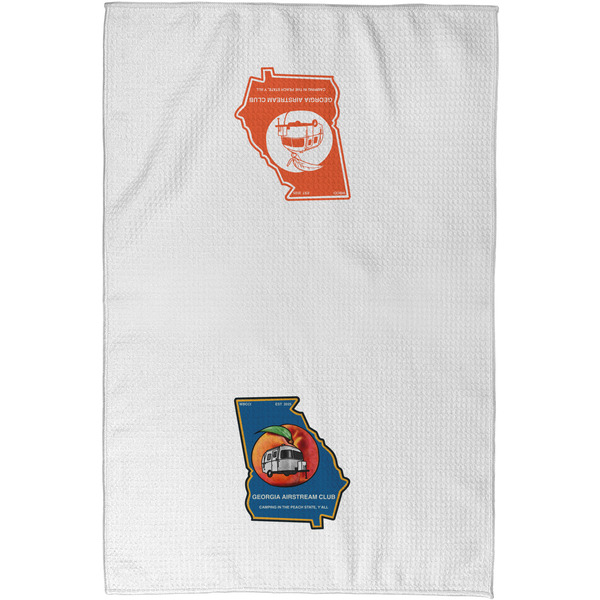 Georgia Airstream Club Waffle Towel - Partial Print - Approval Image