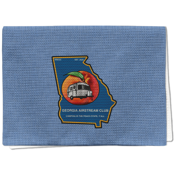 Custom Georgia Airstream Club Kitchen Towel - Waffle Weave