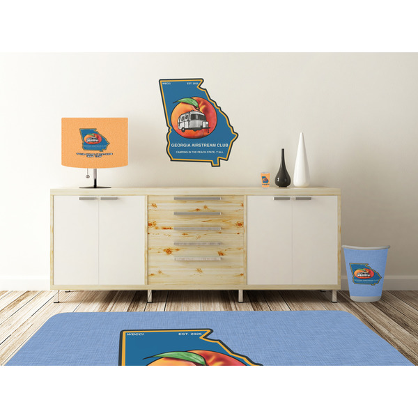 Georgia Airstream Club Wall Graphic Decal Wooden Desk