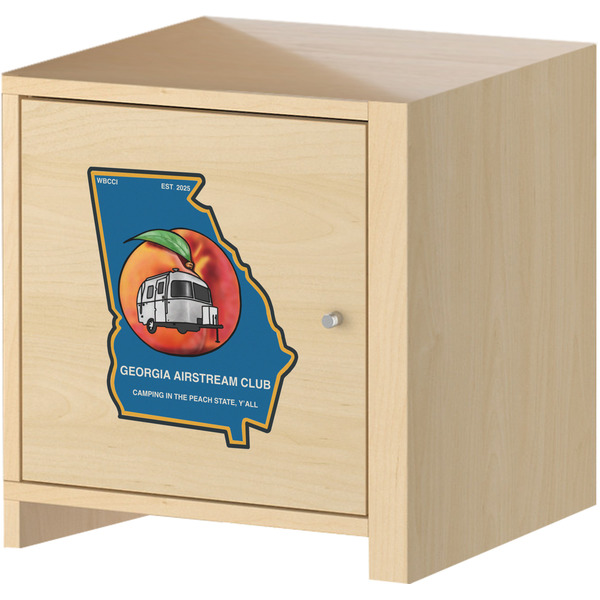Georgia Airstream Club Wall Graphic on Wooden Cabinet