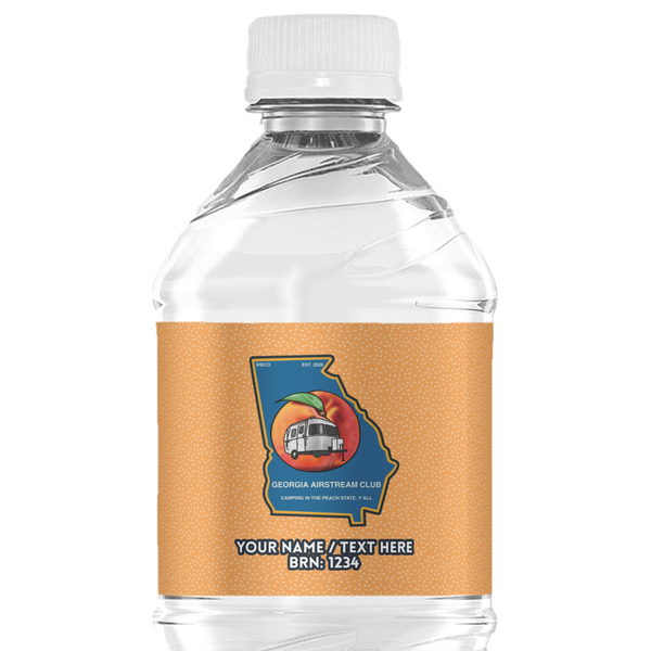 Custom Georgia Airstream Club Water Bottle Labels - Custom Sized