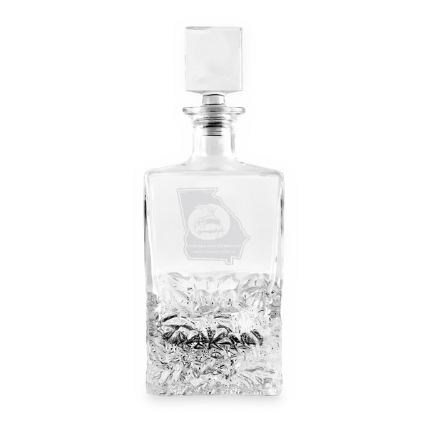 Georgia Airstream Club Whiskey Decanter - 26oz Rect - Approval