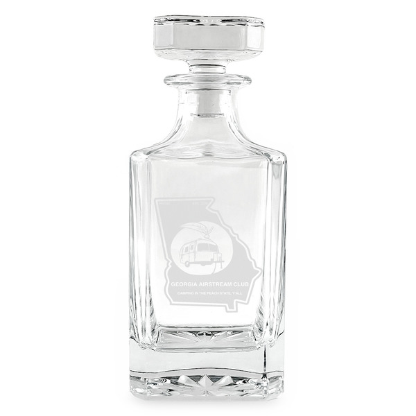 Georgia Airstream Club Whiskey Decanter - 26oz Square - Approval