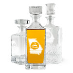 Georgia Airstream Club Whiskey Decanter - Laser Engraved