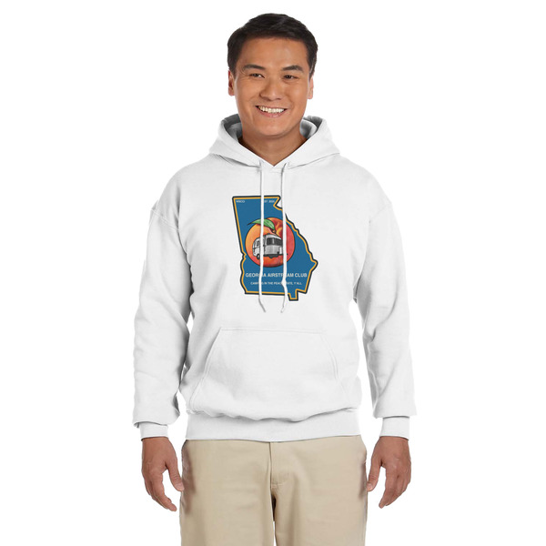 Custom Georgia Airstream Club Hoodie - White