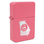 Georgia Airstream Club Windproof Lighter - Pink - Single-Sided