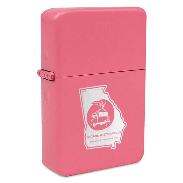 Georgia Airstream Club Windproof Lighters - Pink - Front/Main