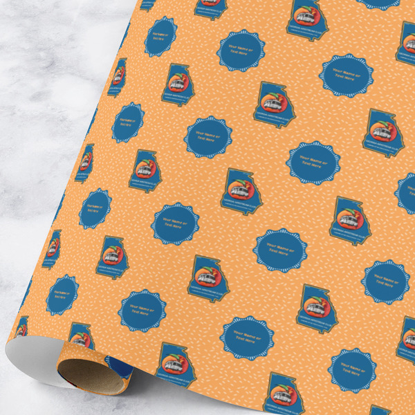 Custom Georgia Airstream Club Wrapping Paper Roll - Large - Satin