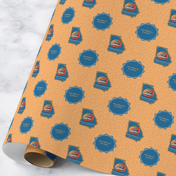 Custom Georgia Airstream Club Wrapping Paper Roll - Large - Matte