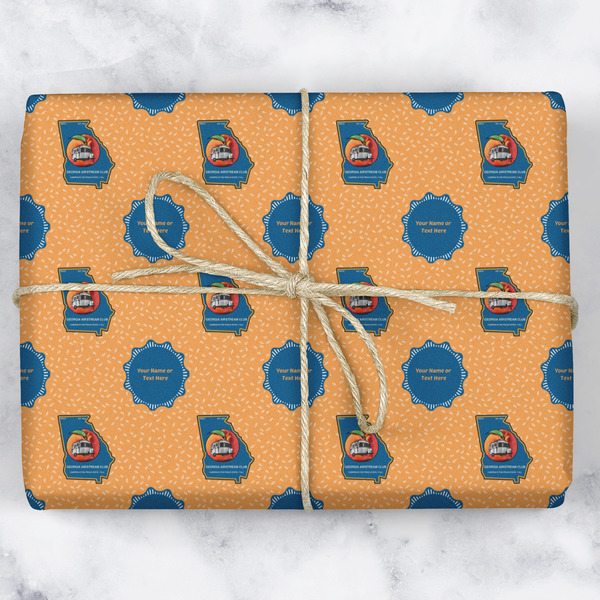 Georgia Airstream Club Wrapping Paper Roll - Matte - Wrapped Box