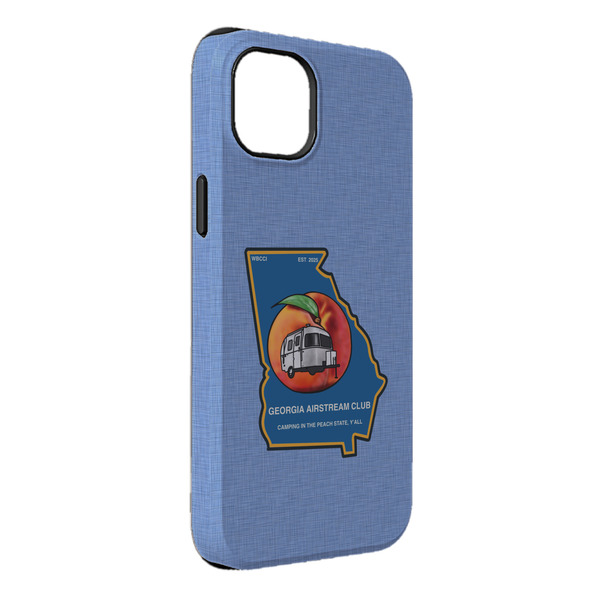 Custom Georgia Airstream Club iPhone Case - Rubber Lined - iPhone 14 Plus