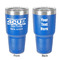 4 Corners Unit Airstream Club 30 oz Stainless Steel Tumbler - Royal Blue - Double-Sided