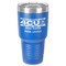 4 Corners Unit Airstream Club 30 oz Stainless Steel Tumbler - Royal Blue - Single-Sided