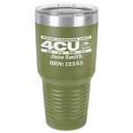 4 Corners Unit Airstream Club 30 oz Stainless Steel Tumbler - Olive - Single-Sided