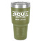4 Corners Unit Airstream Club 30 oz Stainless Steel Tumbler - Olive - Single-Sided