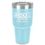 4 Corners Unit Airstream Club 30 oz Stainless Steel Tumbler - Teal - Single-Sided