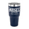 4 Corners Unit Airstream Club 30 oz Stainless Steel Tumbler - Navy - Single-Sided