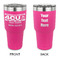 4 Corners Unit Airstream Club 30 oz Stainless Steel Tumbler - Pink - Double-Sided