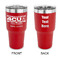4 Corners Unit Airstream Club 30 oz Stainless Steel Tumbler - Red - Double-Sided