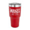 4 Corners Unit Airstream Club 30 oz Stainless Steel Tumbler - Red - Single-Sided