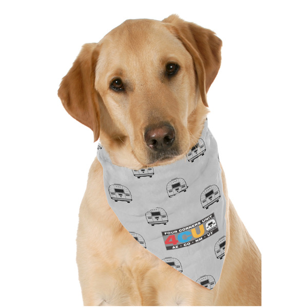 Custom 4 Corners Unit Airstream Club Dog Bandana Scarf