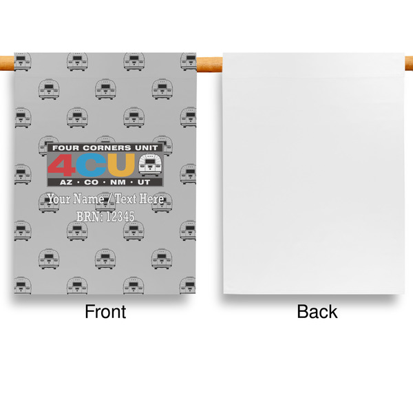 4 Corners Unit Airstream Club Garden Flags - Large - Single Sided - APPROVAL