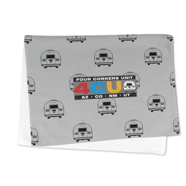 4 Corners Unit Airstream Club Microfiber Dish Towel - FOLDED HALF