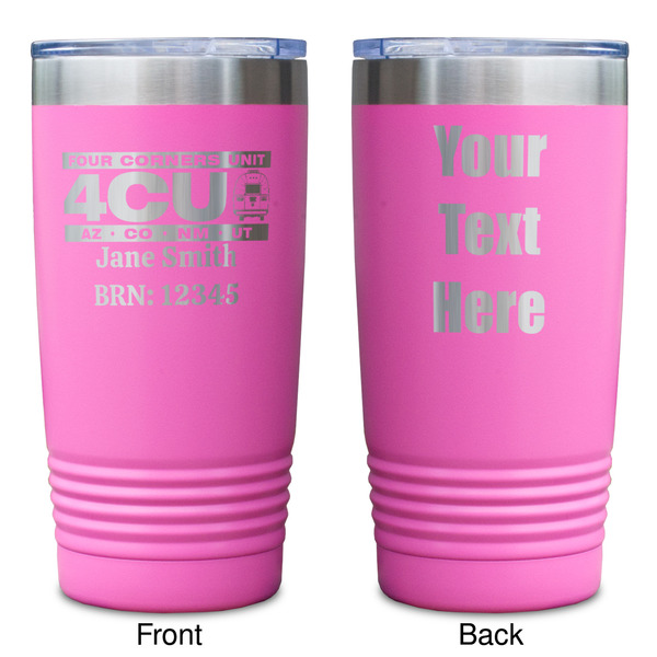 4 Corners Unit Airstream Club Pink Polar Camel Tumbler - 20oz - Double Sided - Approval