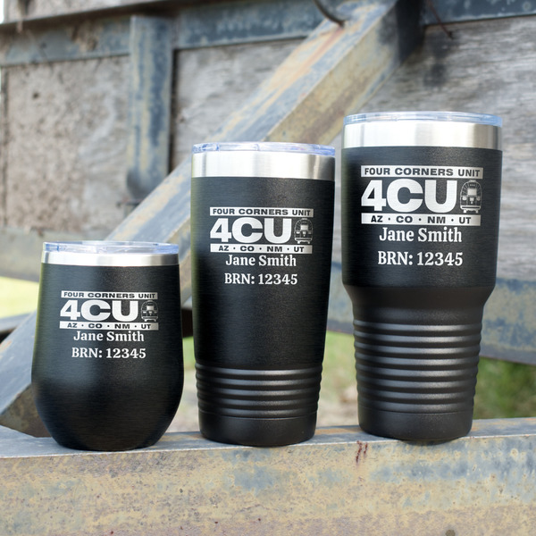 4 Corners Unit Airstream Club Polar Camel Tumblers - Group Shot