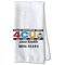 4 Corners Unit Airstream Club Kitchen Towel - Waffle Weave - Partial Print