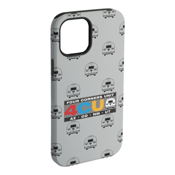 Custom 4 Corners Unit Airstream Club iPhone Case - Rubber Lined