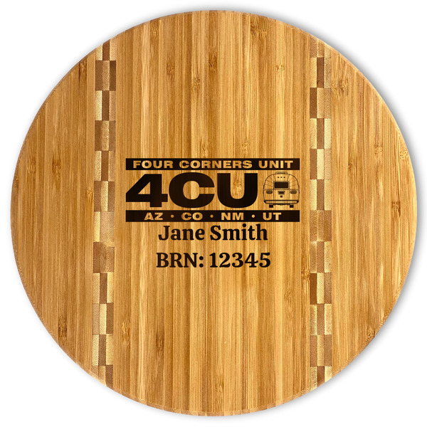 Custom Four Corners Unit Bamboo Cutting Board