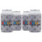 Four Corners Unit Can Coolers - 12 oz - Set of 4