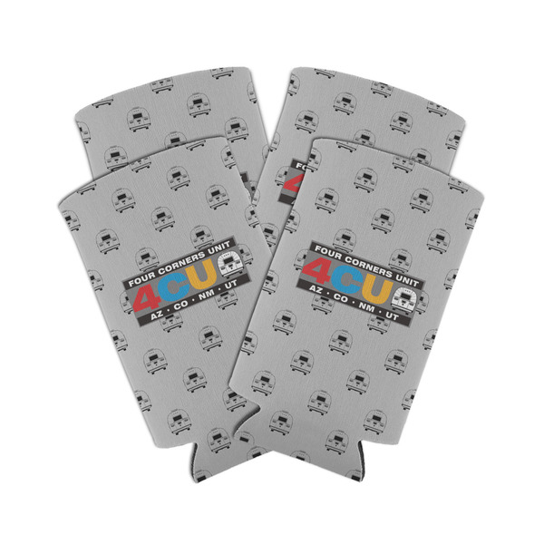 Four Corners Unit Can Cooler - Tall 12oz - Set of 4 - Main