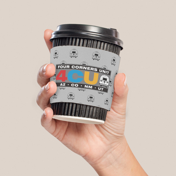 Four Corners Unit Coffee Cup Sleeve - LIFESTYLE